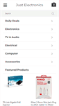 Mobile Screenshot of justelectronics.co.za